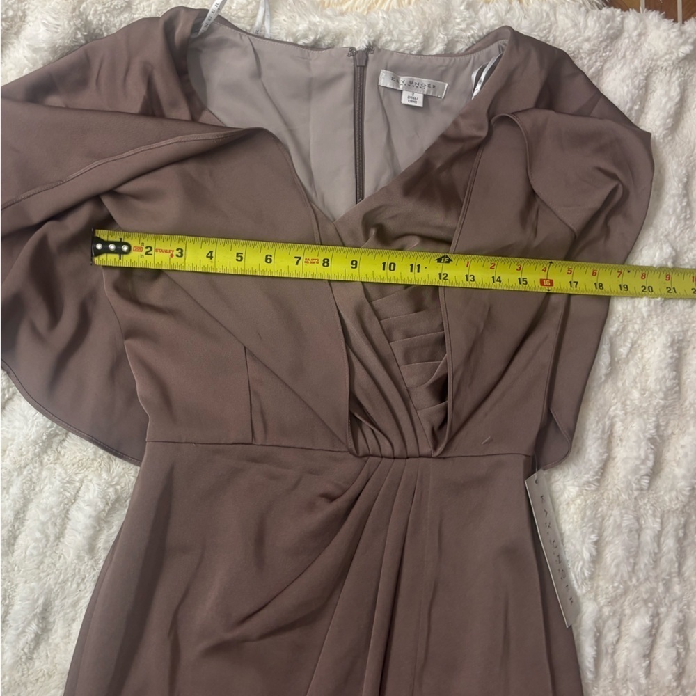 NWT KAY UNGER NEW YORK Women’s Luna Draped Maxi Dress - Picture 8 of 16